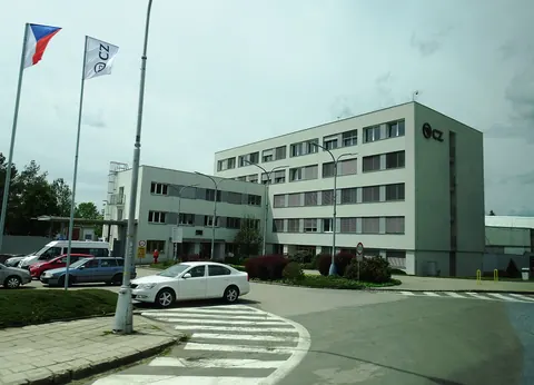 Česká zbrojovka factory building in Uherský Brod