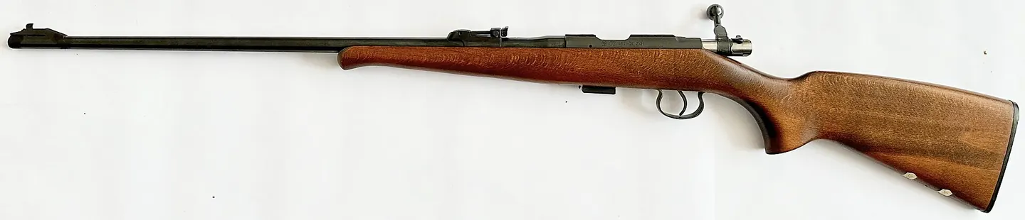CZ 452-2E ZKM rimfire rifle, side view